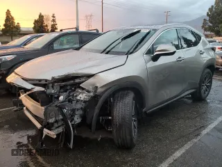 2023 Lexus NX with VIN 2T2GGCEZ4PC025580, listed as a Copart auction lot 81825503 with 5,922 mi miles. Bid and sale history available at carsss.com. Image 1.