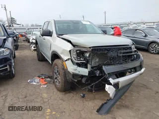 2024 Ford Ranger XLT with VIN 1FTER4HH7RLE32321, listed as a IAAI auction lot 41790946 with 9,000 mi miles. Bid and sale history available at carsss.com. Image 1.