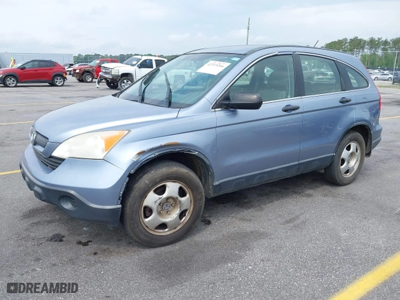 2007 Honda CR-V LX with VIN JHLRE48317C057561, listed as a IAAI auction lot 42119266 with 307,373 mi miles. Bid and sale history available at carsss.com. Image 2.