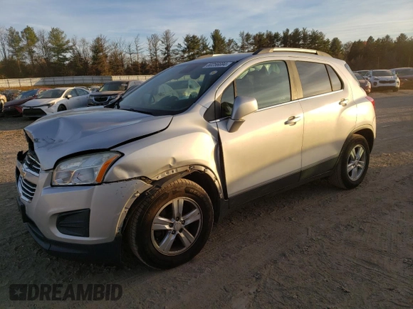 2016 Chevrolet Trax LT with VIN 3GNCJLSB4GL182221, listed as a Copart auction lot 80256694 with 147,789 mi miles and Salvage Title. Bid and sale history available at DreamBid. Image 1.