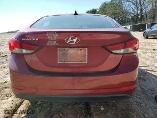 2015 Hyundai Elantra SE with VIN 5NPDH4AE2FH630450, listed as a Copart auction lot 46849155 with 142,731 mi miles and Salvage Title. Bid and sale history available at carsss.com. Image 6.