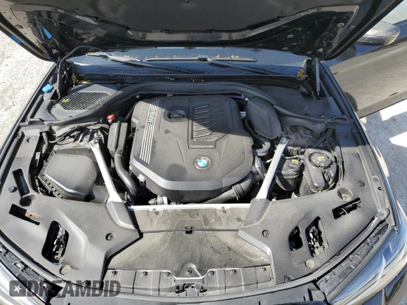 2021 BMW 5 Series 540i with VIN WBA53BJ03MCF79416, listed as a Copart auction lot 54377595 with 59,255 mi miles and Salvage title. Bid and sale history available at DreamBid. Image 11.