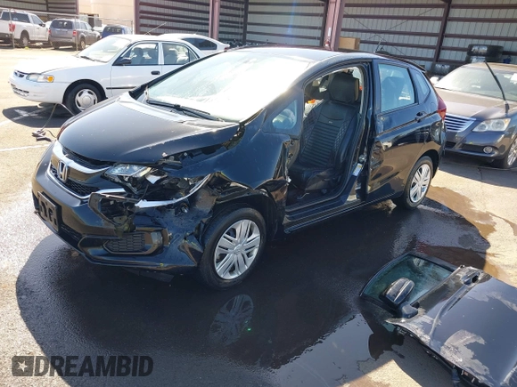 2019 Honda Fit LX with VIN 3HGGK5H42KM718308, listed as a IAAI auction lot 41412716 with 1 mi miles. Bid and sale history available at carsss.com. Image 18.
