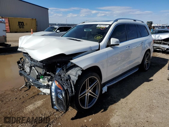 2019 Mercedes-Benz GLS with VIN 4JGDF6EE7KB225669, listed as a Copart auction lot 64674492 with 48,460 mi miles. Bid and sale history available at carsss.com. Image 2.