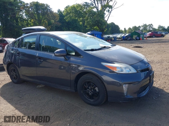 2013 Toyota Prius One with VIN JTDKN3DUXD5604950, listed as a IAAI auction lot 40307683 with 43,628 mi miles. Bid and sale history available at carsss.com. Image 13.