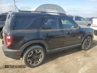 2021 Ford Bronco Sport Outer Banks with VIN 3FMCR9C66MRA59546, listed as a Copart auction lot 54226735 with 81,369 mi miles and Salvage title. Bid and sale history available at DreamBid. Image 3.