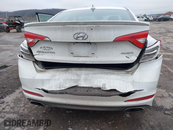 2016 Hyundai Sonata Sport with VIN 5NPE34AF5GH349871, listed as a IAAI auction lot 41962910 with 86,978 mi miles and . Bid and sale history available at DreamBid. Image 6.