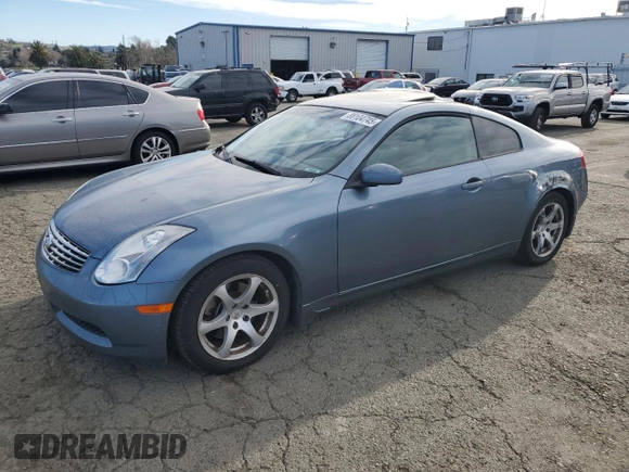 2006 Infiniti G35 Coupe with VIN JNKCV54E16M717279, listed as a Copart auction lot 88104745 with 140,898 mi miles and Salvage Title. Bid and sale history available at carsss.com. Image 1.