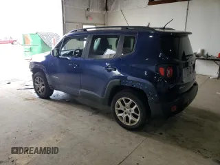 2017 Jeep Renegade Latitude with VIN ZACCJBBB2HPG45310, listed as a Copart auction lot 55949625 with 107,609 mi miles and Salvage title. Bid and sale history available at DreamBid. Image 2.
