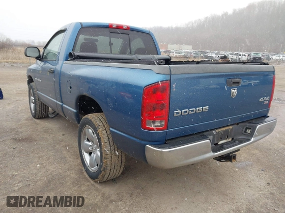 2005 Dodge 1500 SLT with VIN 1D7HU16NX5J626114, listed as a IAAI auction lot 41525885 with 121,885 mi miles and . Bid and sale history available at DreamBid. Image 3.