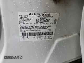 2013 Ford Edge SEL z VIN 2FMDK4JC6DBC06435, wystawiony jako Copart lot #54559065 z przebiegiem 163 407 mil mil oraz Szkoda całkowita • Salvage title. Historia ofert i sprzedaży dostępna na DreamBid. Obrazek 14.
