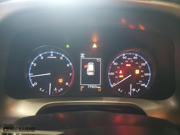 2018 Toyota RAV4 LE with VIN JTMZFREV7JJ195699, listed as a Copart auction lot 80476444 with 77,923 mi miles and Salvage Title. Bid and sale history available at carsss.com. Image 9.