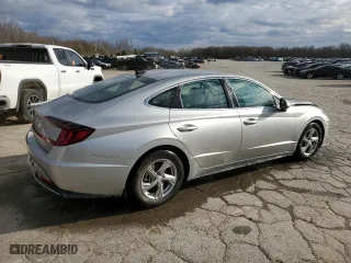 2022 Hyundai Sonata SE with VIN 5NPEG4JA9NH135536, listed as a Copart auction lot 47801255 with 98,798 mi miles and Salvage Title. Bid and sale history available at carsss.com. Image 3.