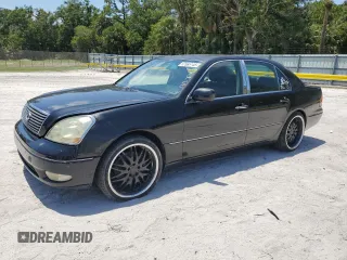 2001 Lexus LS 430 z VIN JTHBN30FX10008011, wystawiony jako Copart lot #57585145 z przebiegiem 218 263 mil mil oraz Czysty tytuł • Clean title. Historia ofert i sprzedaży dostępna na DreamBid. Obrazek 1.