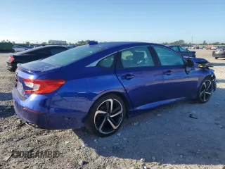 2019 Honda Accord Sport with VIN 1HGCV2F30KA011946, listed as a Copart auction lot 88006805 with 52,184 mi miles and Salvage title. Bid and sale history available at DreamBid. Image 3.