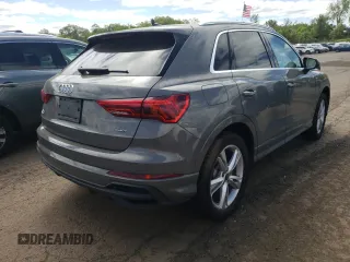 2024 Audi Q3 S line Premium with VIN WA1DECF36R1072831, listed as a Copart auction lot 57332885 with 9,667 mi miles and Salvage title. Bid and sale history available at DreamBid. Image 3.