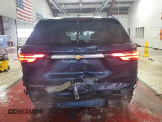 2022 Chevrolet Traverse LS with VIN 1GNEVFKW6NJ127551, listed as a Copart auction lot 88359315 with 54,661 mi miles and Salvage Title. Bid and sale history available at carsss.com. Image 6.