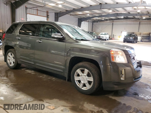 2013 GMC Terrain SLE with VIN 2GKFLREK9D6425802, listed as a Copart auction lot 47380455 with 90,497 mi miles and Salvage Title. Bid and sale history available at carsss.com. Image 4.