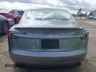 2024 Tesla Model 3 with VIN 5YJ3E1EAXRF859360, listed as a IAAI auction lot 41725898 with 3,693 mi miles. Bid and sale history available at carsss.com. Image 16.