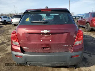 2016 Chevrolet Trax LS with VIN 3GNCJKSB1GL275191, listed as a Copart auction lot 51072445 with 113,102 mi miles and Clean Title. Bid and sale history available at carsss.com. Image 6.