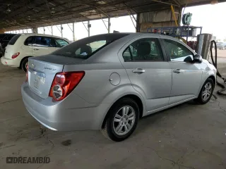 2012 Chevrolet Sonic LT with VIN 1G1JC5SH7C4165464, listed as a Copart auction lot 45571545 with 0 mi miles and Salvage Title. Bid and sale history available at carsss.com. Image 3.