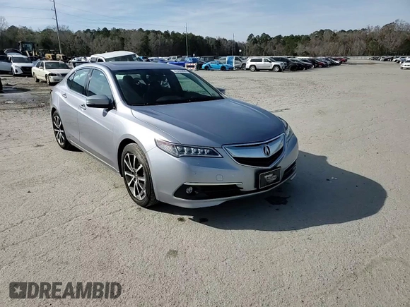 2015 Acura TLX V6 Advance with VIN 19UUB2F79FA017234, listed as a Copart auction lot 42400895 with 104,591 mi miles and Salvage Title. Bid and sale history available at carsss.com. Image 13.