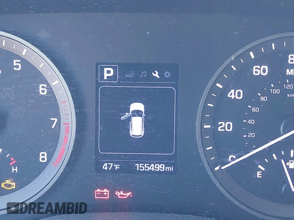 2017 Hyundai Tucson SE with VIN KM8J3CA48HU540372, listed as a IAAI auction lot 41814051 with 155,499 mi miles. Bid and sale history available at carsss.com. Image 16.