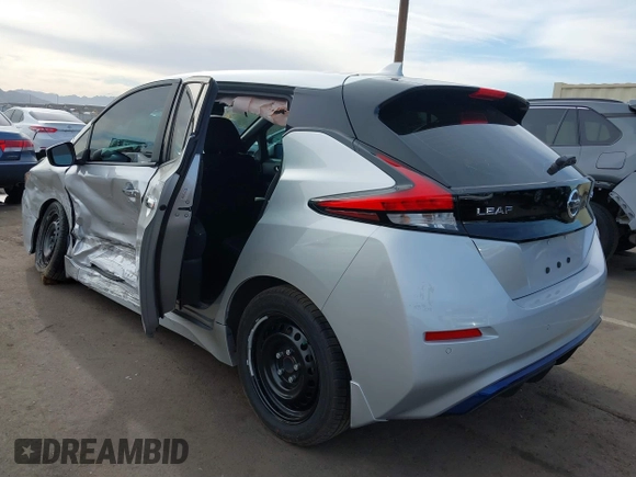 2022 Nissan LEAF S with VIN 1N4AZ1BV1NC562090, listed as a IAAI auction lot 41098541 with 22,931 mi miles and . Bid and sale history available at DreamBid. Image 3.