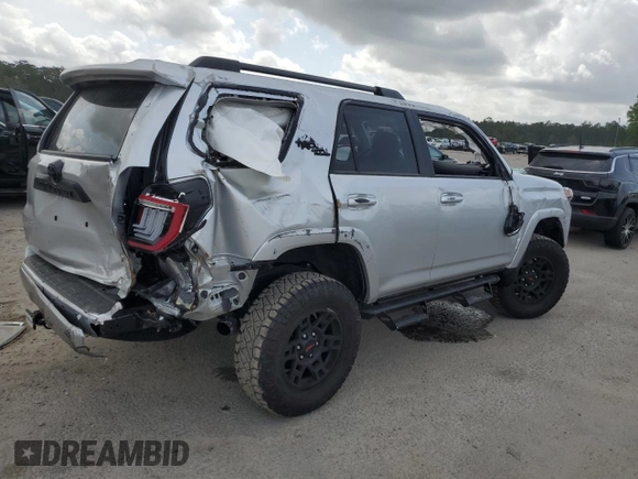 2024 Toyota 4Runner TRD Off Road with VIN JTERU5JR2R6292519, listed as a Copart auction lot 50622265 with 3,365 mi miles and Salvage title. Bid and sale history available at DreamBid. Image 3.