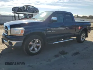 2006 Dodge 1500 SLT with VIN 1D7HU18N56S663337, listed as a Copart auction lot 50616725 with 91,287 mi miles and Salvage Title. Bid and sale history available at DreamBid. Image 1.