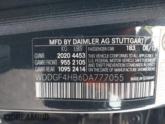 2013 Mercedes-Benz C 250 Sport z VIN WDDGF4HB6DA777055, wystawiony jako IAAI lot #42374146 z przebiegiem 122 060 mil mil oraz . Historia ofert i sprzedaży dostępna na DreamBid. Obrazek 9.