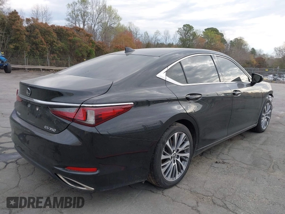 2021 Lexus ES with VIN 58ADZ1B14MU091585, listed as a IAAI auction lot 41576482 with 30,535 mi miles. Bid and sale history available at carsss.com. Image 4.