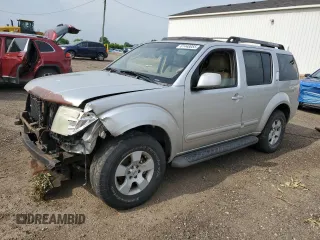 2006 Nissan Pathfinder SE with VIN 5N1AR18W66C638622, listed as a Copart auction lot 61448055 with 186,145 mi miles and Clean title. Bid and sale history available at DreamBid. Image 1.