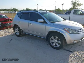 2007 Nissan Murano SL with VIN JN8AZ08W87W622442, listed as a IAAI auction lot 41885040 with 217,124 mi miles. Bid and sale history available at carsss.com. Image 1.