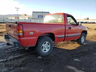 1999 Chevrolet Silverado 1500 LS with VIN 1GCEK14T3XZ135845, listed as a Copart auction lot 85611894 with 0 mi miles and Salvage Title. Bid and sale history available at carsss.com. Image 3.