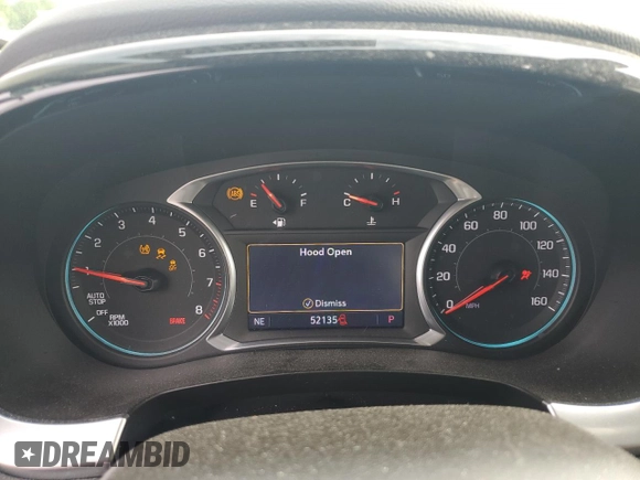 2021 Chevrolet Traverse LT Cloth with VIN 1GNERGKWXMJ208657, listed as a Copart auction lot 61564725 with 52,135 mi miles and Salvage title. Bid and sale history available at DreamBid. Image 9.