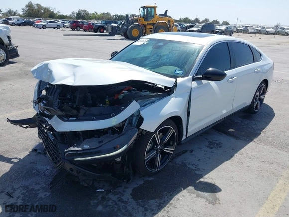 2024 Honda Accord Hybrid Sport with VIN 1HGCY2F53RA029702, listed as a IAAI auction lot 41831925 with 10,899 mi miles. Bid and sale history available at carsss.com. Image 2.
