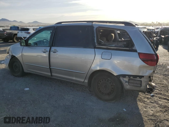 2005 Toyota Sienna CE with VIN 5TDZA23C15S237672, listed as a Copart auction lot 52204085 with 244,411 mi miles and Salvage Title. Bid and sale history available at carsss.com. Image 2.