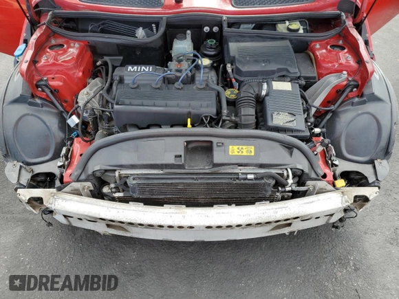 2008 MINI Convertible with VIN WMWRF33558TG18147, listed as a Copart auction lot 53547385 with 131,458 mi miles and Salvage Title. Bid and sale history available at DreamBid. Image 11.