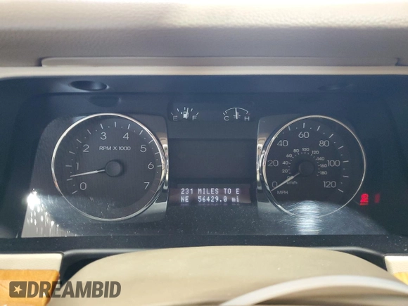 2008 Lincoln MKZ с VIN 3LNHM28T18R606237, выставлен на аукционе Copart как лот 60842745 с пробегом 56 429 миль миль и Списание • Salvage title. История ставок и продаж доступна на DreamBid. Изображение 9.