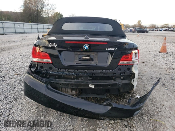 2013 BMW 1 Series 135i with VIN WBAUN7C53DVM27505, listed as a Copart auction lot 80057664 with 120,653 mi miles and Clean Title. Bid and sale history available at carsss.com. Image 6.