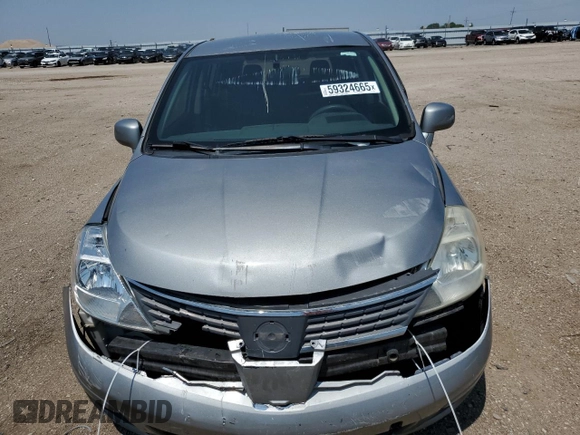 2011 Nissan Versa S with VIN 3N1BC1CPXBL376616, listed as a Copart auction lot 59324665 with 69,801 mi miles and Salvage title. Bid and sale history available at DreamBid. Image 5.