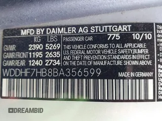 2011 Mercedes-Benz E 63 AMG с VIN WDDHF7HB8BA356599, выставлен на аукционе IAAI как лот 42674553 с пробегом 73 500 миль миль и . История ставок и продаж доступна на DreamBid. Изображение 9.