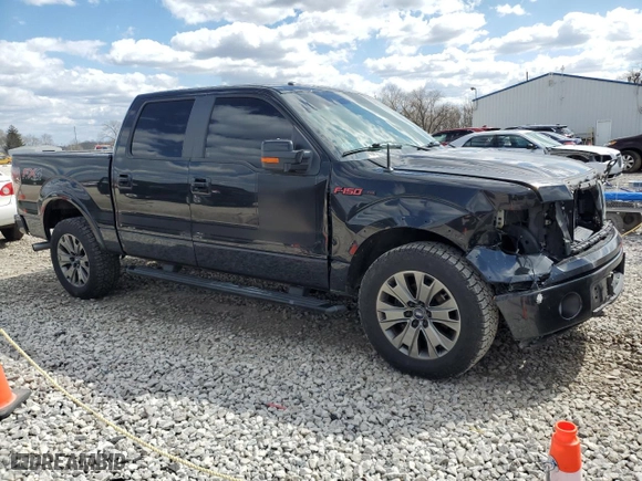 2013 Ford F-150 XL with VIN 1FTFW1ET5DFA55273, listed as a Copart auction lot 50181915 with 200,393 mi miles and Salvage Title. Bid and sale history available at carsss.com. Image 4.
