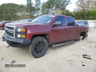 2014 Chevrolet Silverado 1500 LT with VIN 3GCUKREC7EG365362, listed as a Copart auction lot 54082395 with 145,447 mi miles and Salvage Title. Bid and sale history available at DreamBid. Image 1.