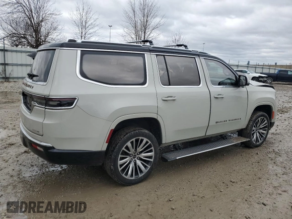 2022 Jeep Grand Wagoneer Series III с VIN 1C4SJVGJ8NS184925, выставлен на аукционе Copart как лот 51525905 с пробегом 77 019 миль миль и Списание • Salvage title. История ставок и продаж доступна на DreamBid. Изображение 3.