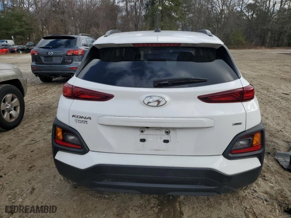 2021 Hyundai Kona SEL with VIN KM8K2CAA4MU741290, listed as a Copart auction lot 87210514 with 38,720 mi miles and Salvage Title. Bid and sale history available at carsss.com. Image 6.