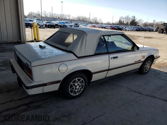 1986 Chevrolet Cavalier with VIN 1G1JE67W3G7172570, listed as a Copart auction lot 87169464 with 173,529 mi miles and Clean Title. Bid and sale history available at DreamBid. Image 3.