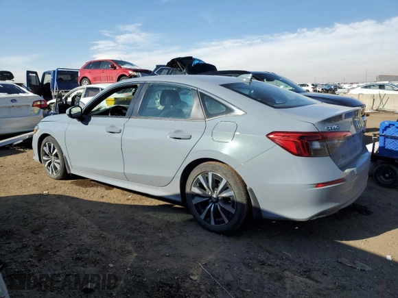 2023 Honda Civic Sedan EX with VIN 2HGFE1F76PH316225, listed as a Copart auction lot 45495465 with 0 mi miles and Non Repairable. Bid and sale history available at carsss.com. Image 2.