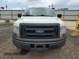 2014 Ford F-150 XL with VIN 1FTMF1CM8EKF55066, listed as a Copart auction lot 55259635 with 117,225 mi miles and Clean title. Bid and sale history available at DreamBid. Image 5.